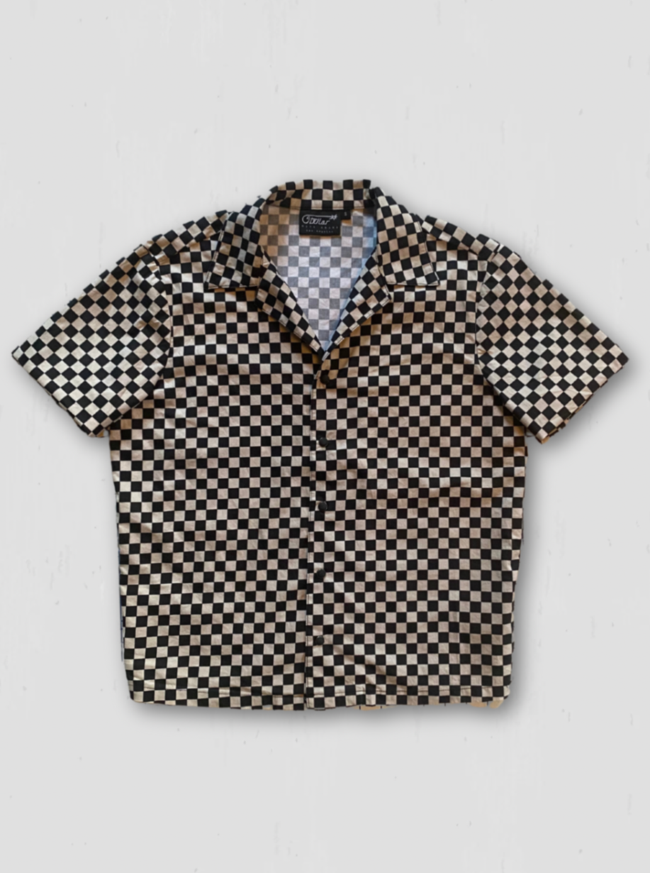 New! CAMPY Camp shirt CHECKED OUT