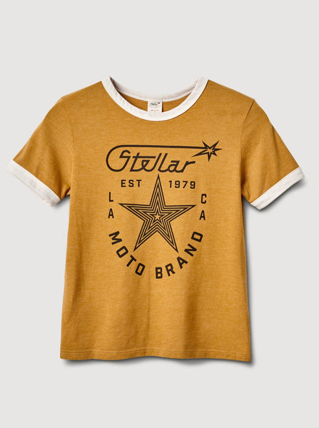 STAR SHIELD Ringer Tee – STELLAR Moto Brand