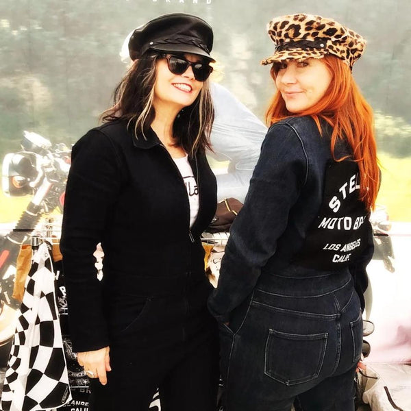 ATLAS Leather Biker Cap STELLAR Moto Brand