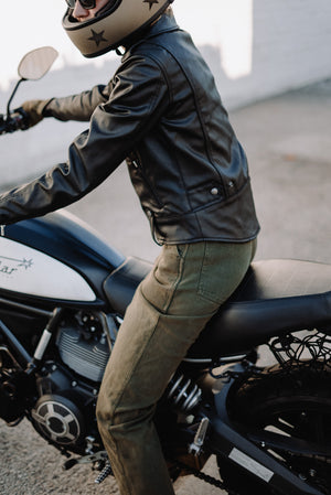 leather motorcycle gear VELOCITY Armored & UHMWPE Fabric Moto Jacket / Leather Alternative Mot – STELLAR Moto Brand