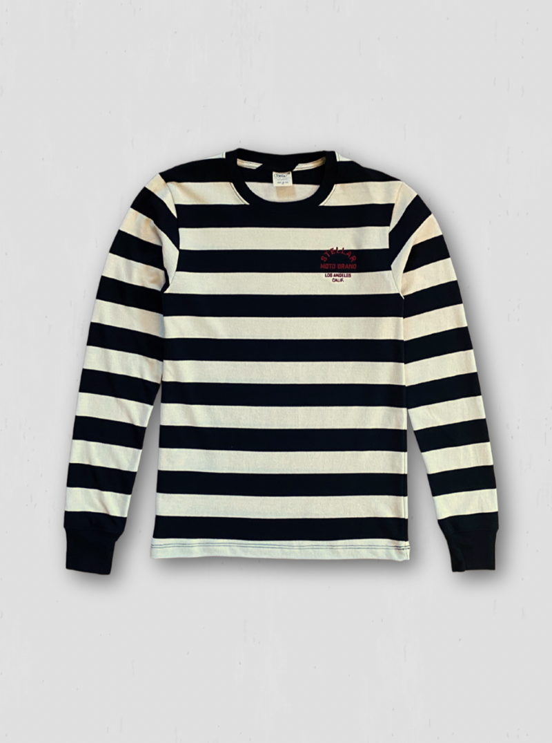NEW! LONGITUDE Striped LS TS