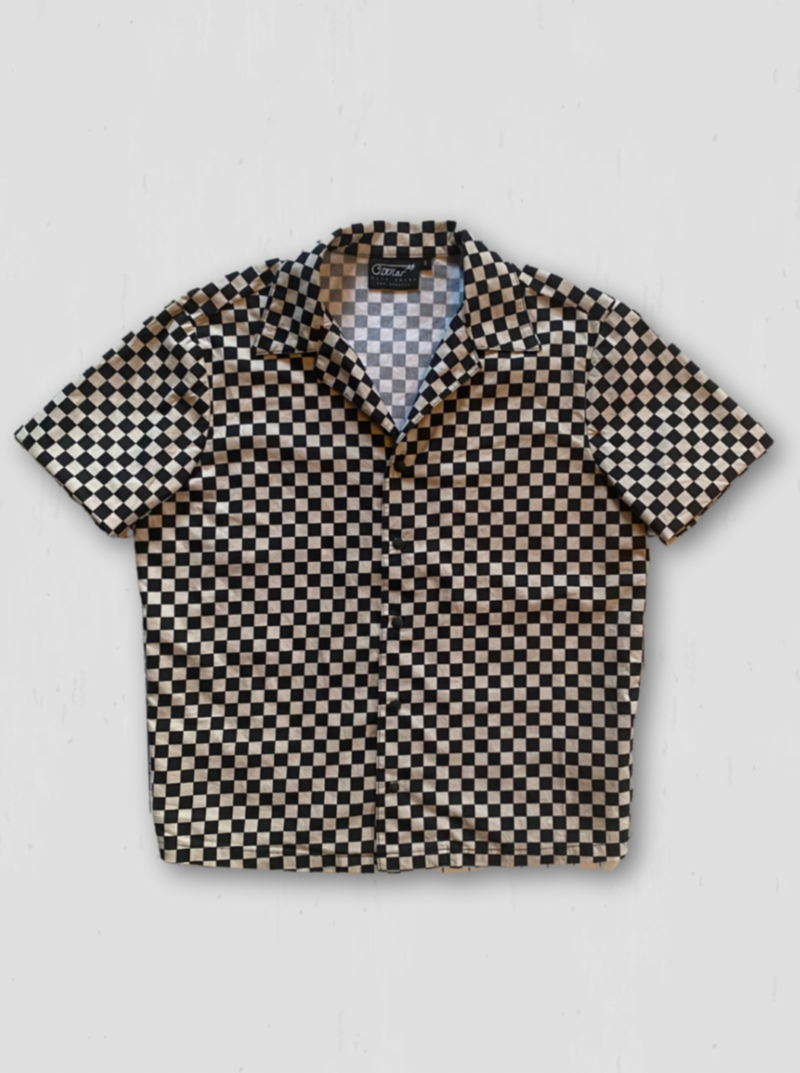 NEW! CAMPY Camp shirt CHECKED OUT