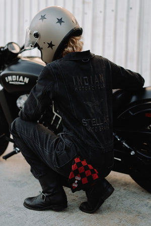 ixs motorcycle gear ZENITH Riding Coveralls IXS CARBON BLACK – STELLAR Moto Brand