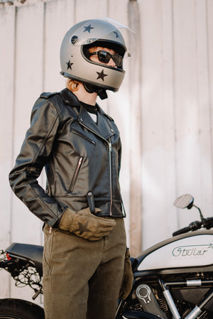 VELOCITY Armored & UHMWPE Fabric Moto Jacket / Leather Alternative Motorcycle Gear for Women