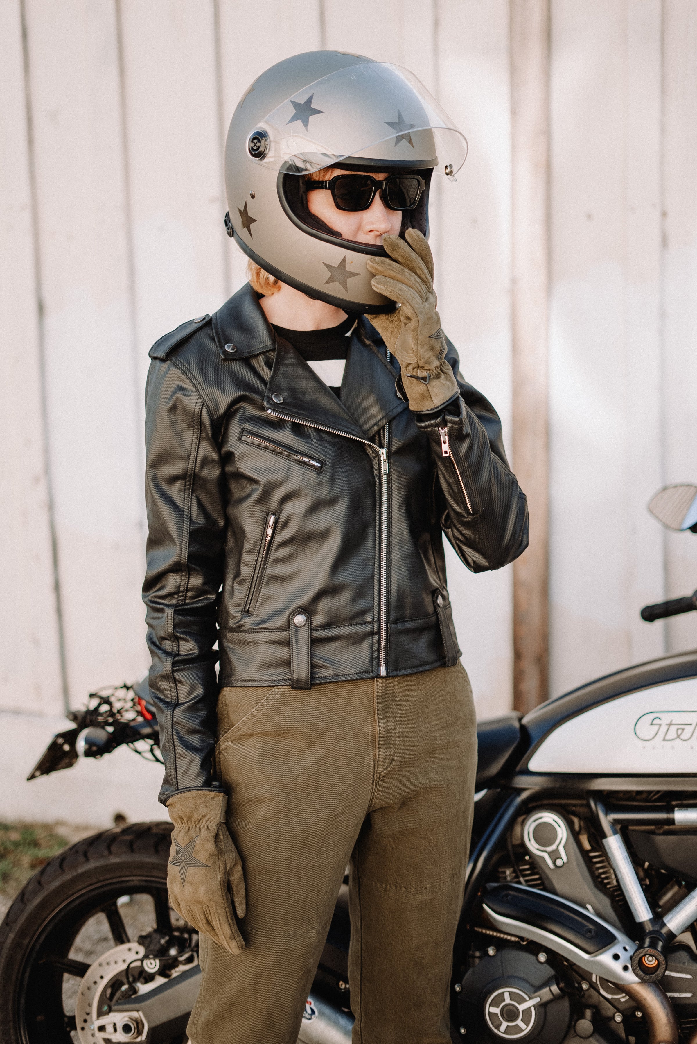 VELOCITY Armored UHMWPE Fabric Moto Jacket Leather Alternative