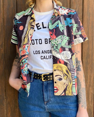 NEW! CAMPY Camp shirt TRIP OUT