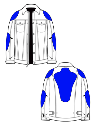 HORIZON Dyneema® Armored Jean Jacket ECLIPSE / Timeless Women's