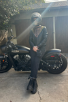 ONE OFF: VOLTAGE Leopard Leather Jacket