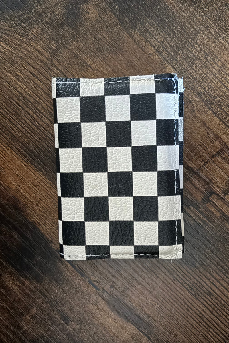 NEW! Checkered Flag mini Wallet