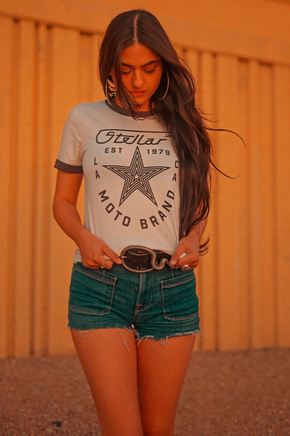 STAR SHIELD Ringer Tee – STELLAR Moto Brand STAR SHIELD Ringer Tee – STELLAR Moto Brand