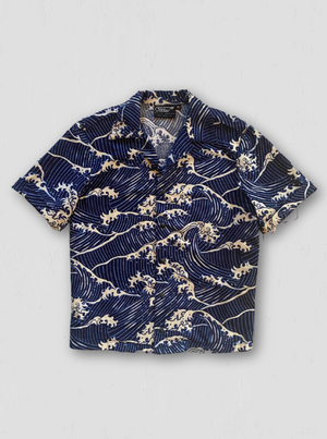 New! CAMPY Camp shirt WAVE LENGTH