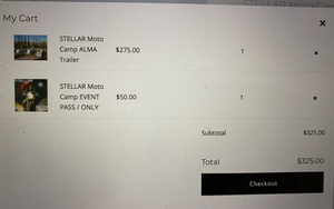 STELLAR Moto Camp EVENT PASS / ONLY