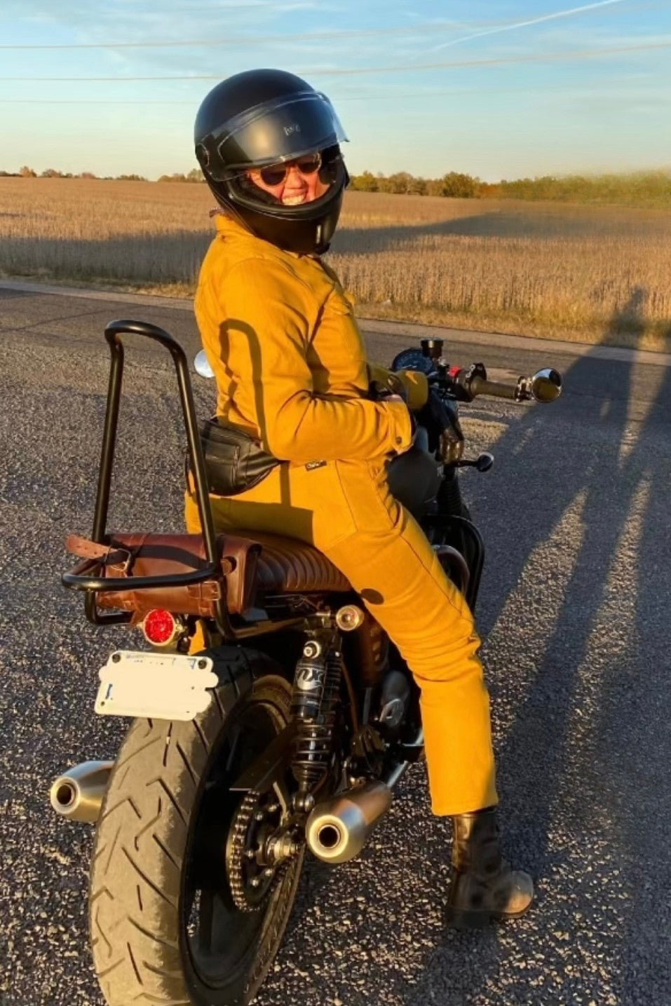 moto gear ZENITH Armored UHMWPE Coveralls DESERT GOLD / STELLAR OG Women's Moto – STELLAR Moto Brand