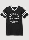 Stellar, Moto, functional art, moto gear, MOTO rally t-shirt, neckline, cotton, vintage, short sleeve, protective wear, functional fashion, motorcycle, shirt, tee, retro, fashion