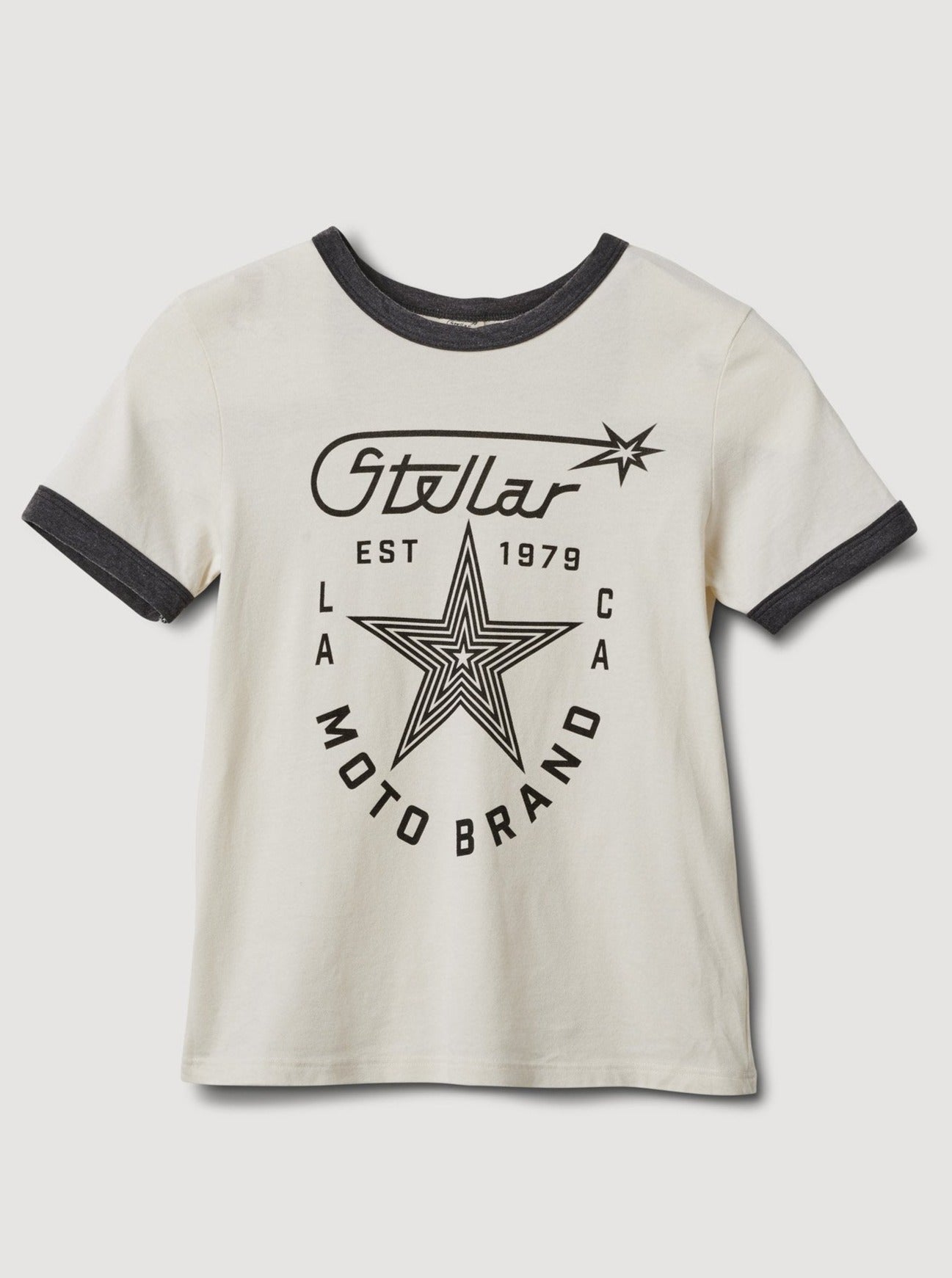STAR SHIELD Ringer Tee – STELLAR Moto Brand