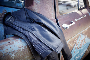 Stellar, Moto, functional art, moto gear, MOTO, vintage, protective wear, functional fashion, cow hide, motorcycle, shirt, tee, retro, fashion, jacket,jacket, black, armored, soft, airflow, resistant, strong, voltage leather jacket, Armored 