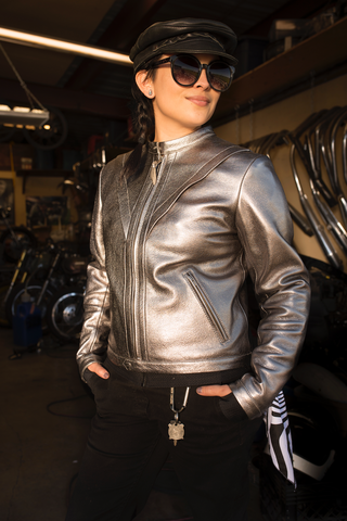 VOLTAGE Leather Jacket / MERCURY – STELLAR Moto Brand