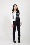STARFIELD MX Armored Leather Jacket WHITE/BLACK