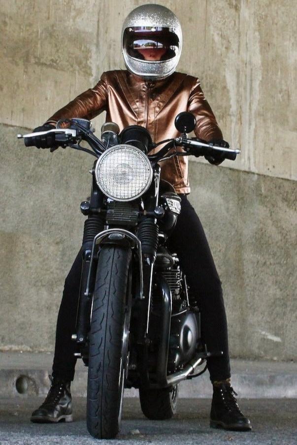 VOLTAGE Leather Jacket / COPPER